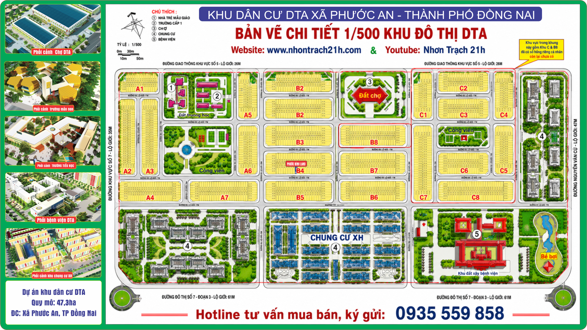 Bản đồ khu dân cư DTA City