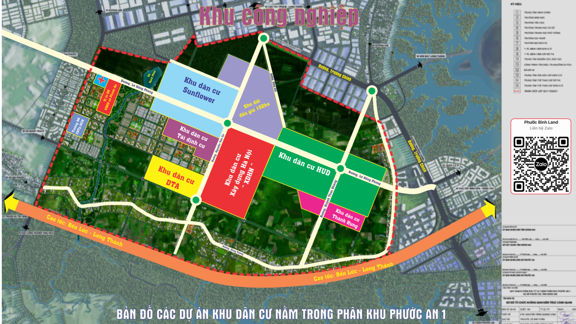 Bản đồ các dự án 
