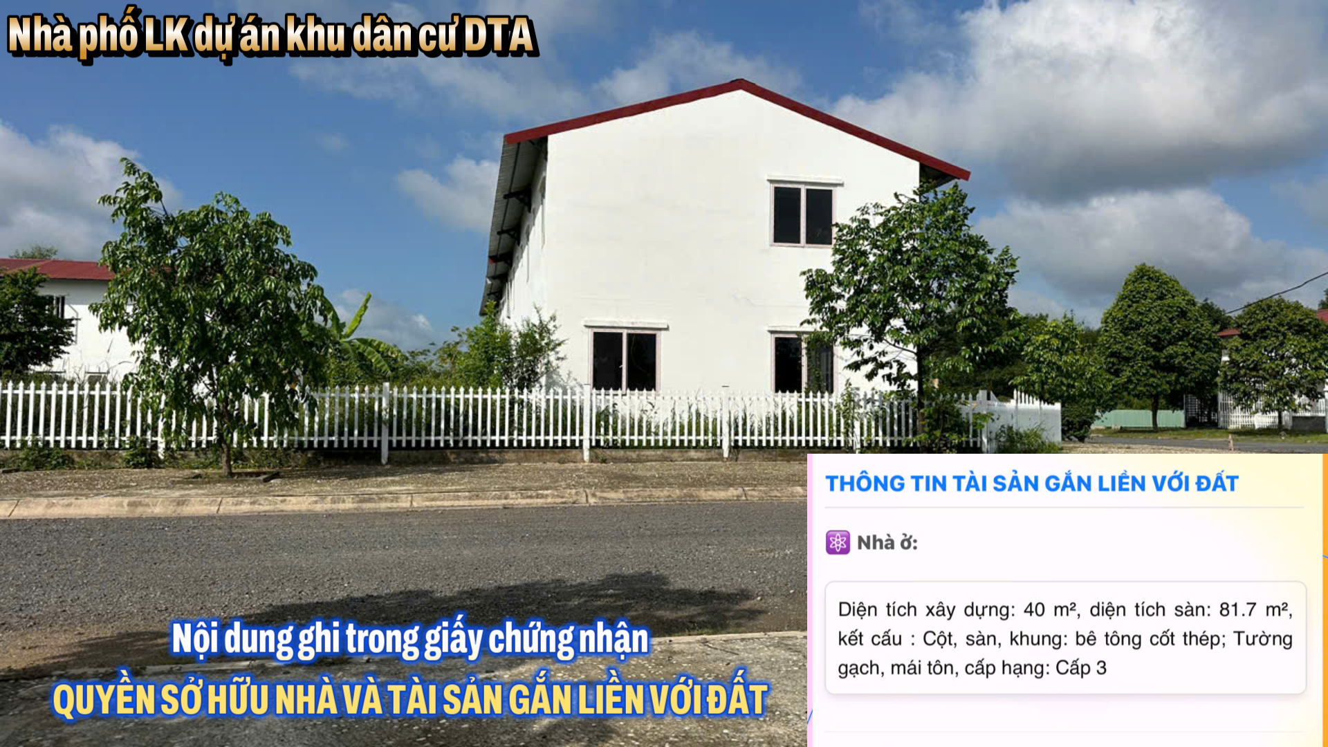 Chứng nhận nhà DTA