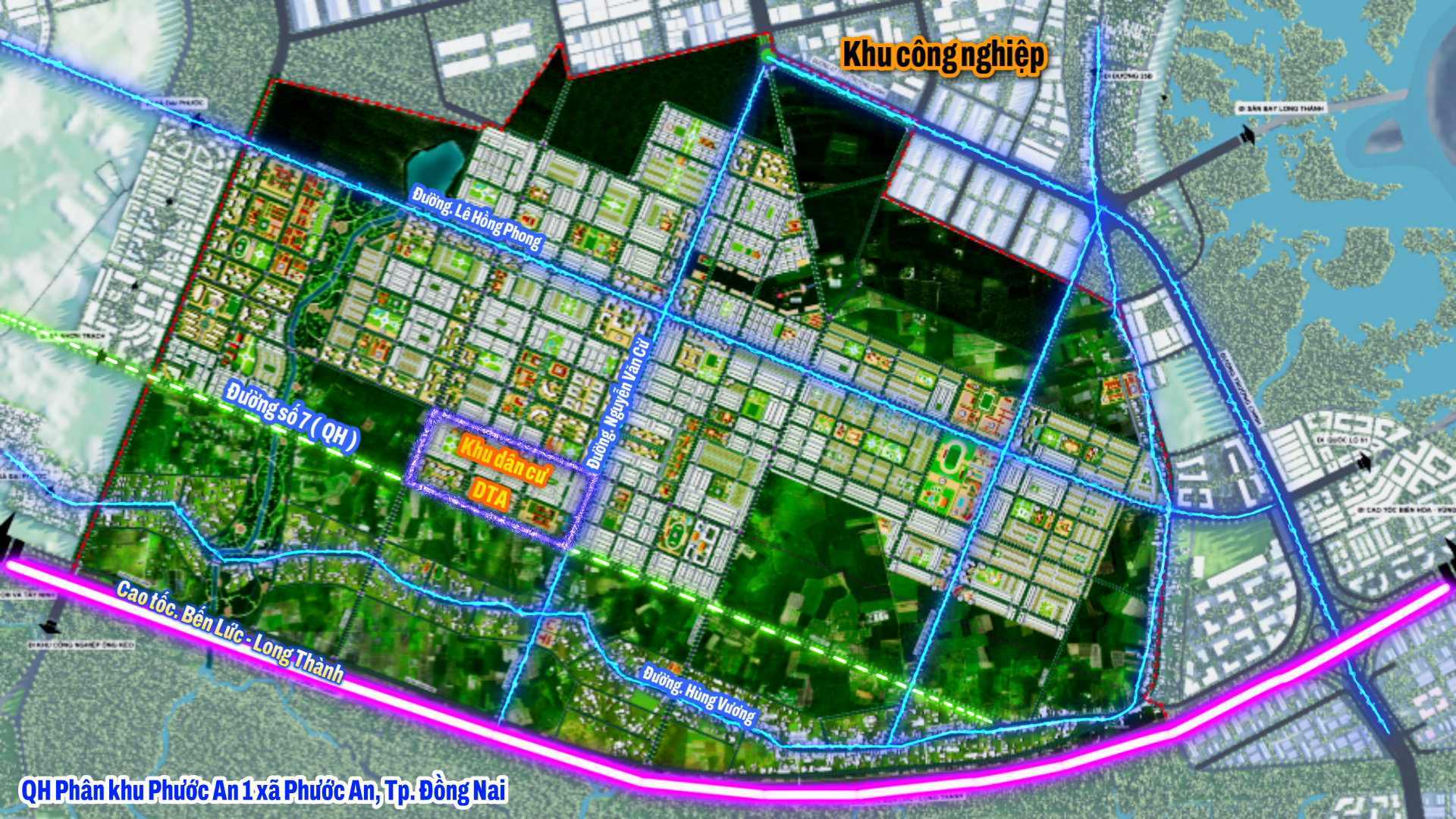 Vị trí DTA trong phân khu Pa1