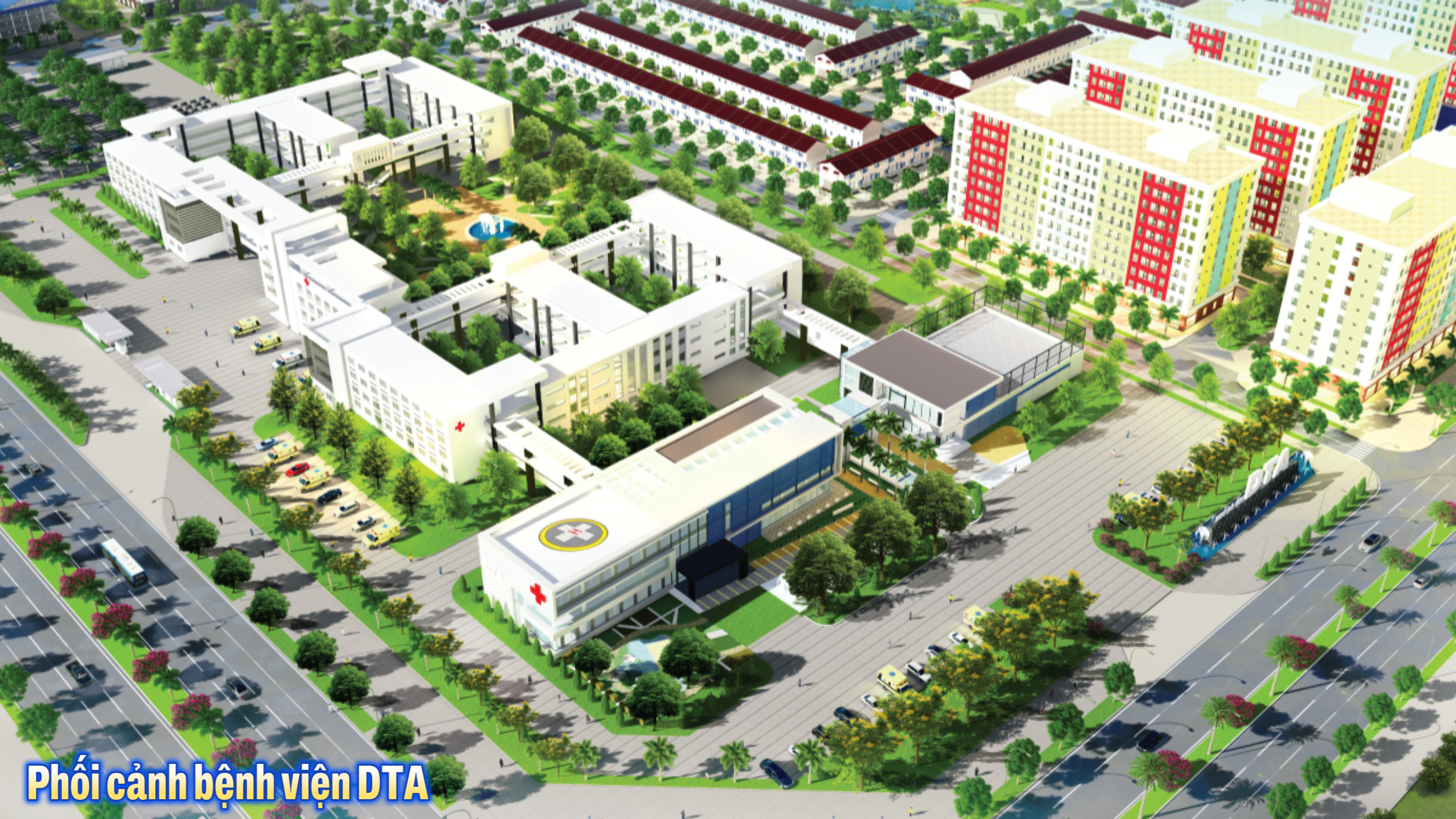 Phối cảnh bệnh viện DTA