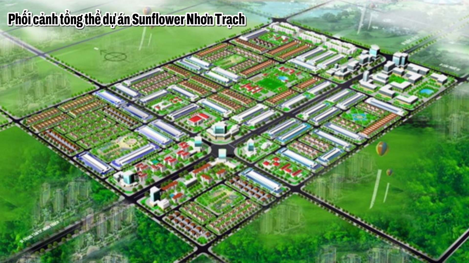 Phối cảnh dự án Sunflower Nhơn Trạch Phối cảnh dự án Sunflower Nhơn Trạch
