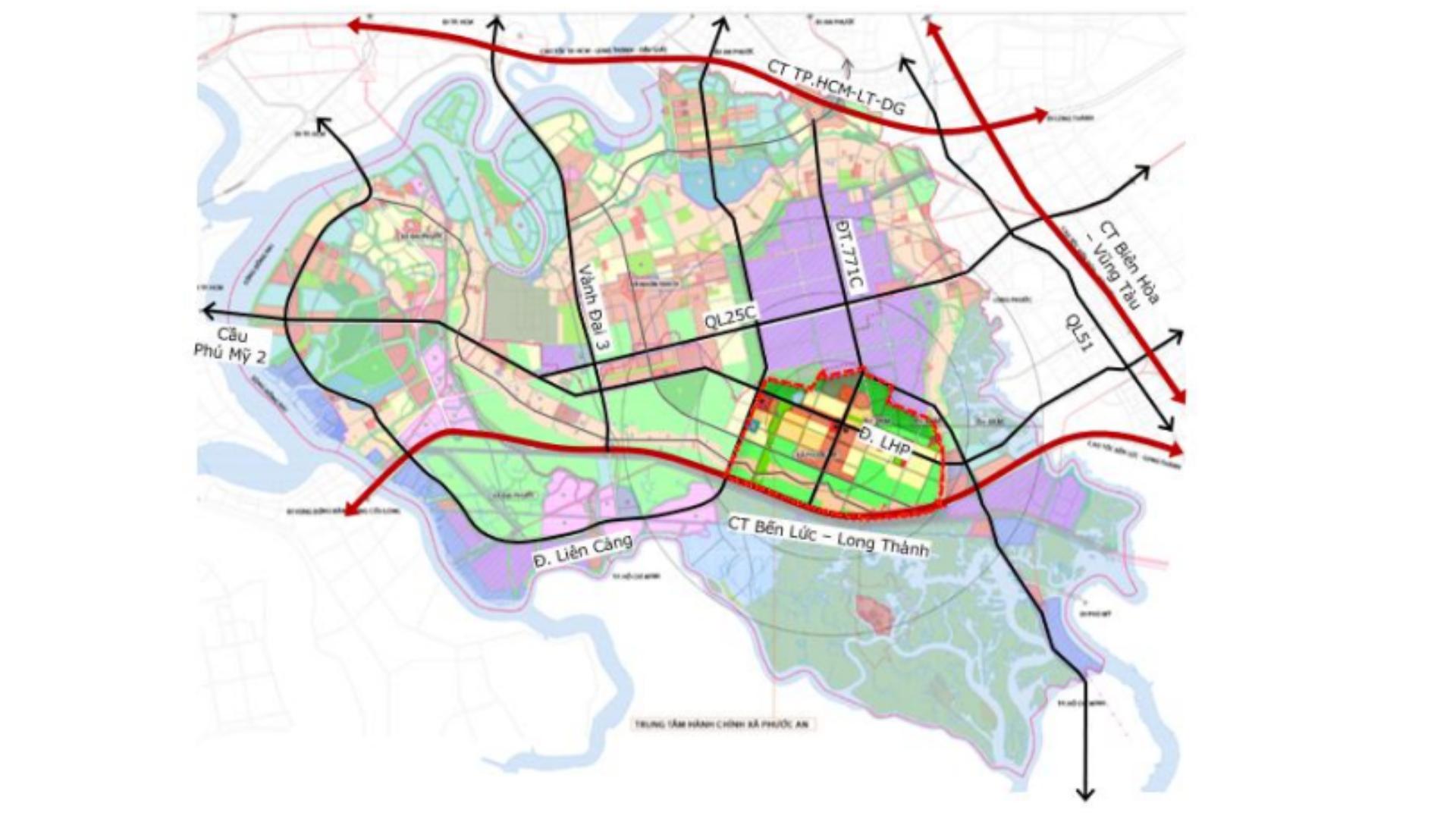 Vị trí phân khu PA 1